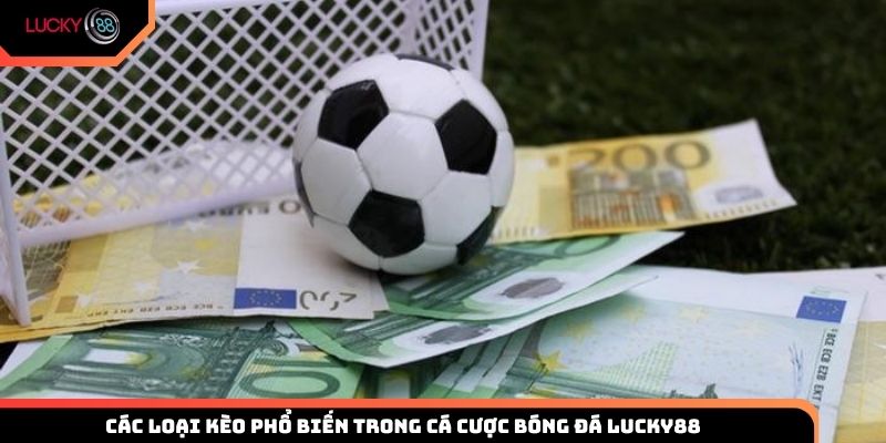 Các loại kèo phổ biến trong cá cược bóng đá Lucky88