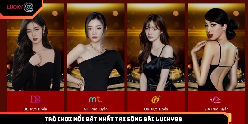 Chinh phục top trò chơi nổi bật nhất tại sòng bài Lucky88